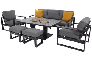 Meble ogrodowe aluminiowe Sorrento Grey / Grey Melange - Meble ogrodowe - miniaturka - grafika 1