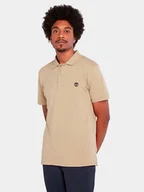 Koszulki męskie - Koszulka polo męska Timberland TB0A2DJE XL Beżowa (194902941629). Koszulki polo męskie - miniaturka - grafika 1
