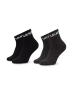 Skarpetki dla dzieci - Vans Zestaw 2 par wysokich skarpet dziecięcych Drop V Classic VN0A7PTC Czarny - miniaturka - grafika 1