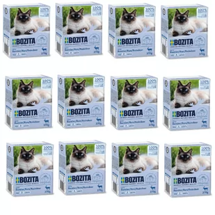 BOZITA Cat Renifer W Sosie 370g - Mokra karma dla kotów - miniaturka - grafika 1