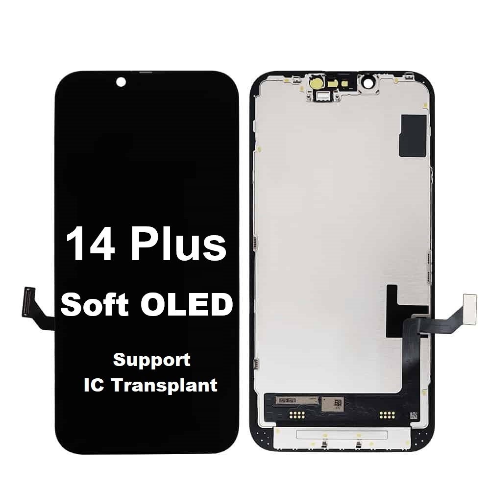 Wyświetlacz LCD ekran dotyk digitizer do Apple iPhone 14 Plus (Soft OLED) (Wymienny IC)