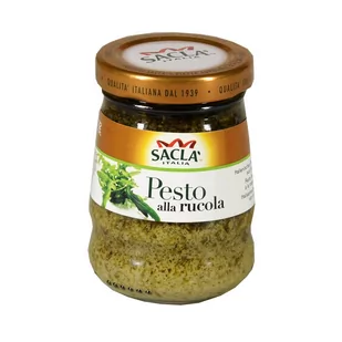 Sacla Italia - Włoski sos z rukolą i bazylią - Koncentraty warzywne, przeciery - miniaturka - grafika 1