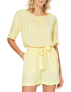 SPARKZ COPENHAGEN Kombinezon damski Tula Stripe Playsuit, pastelowy żółty, XL - Kombinezony - miniaturka - grafika 1