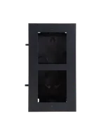 Wideodomofony - Ramka montażowa podwójna podtynkowa VIDOS ONE D2200-2 - miniaturka - grafika 1