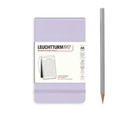Notesy i bloczki - Notatnik Reporterski Leuchtturm1917 Pocket A6 Linie Lilac - miniaturka - grafika 1