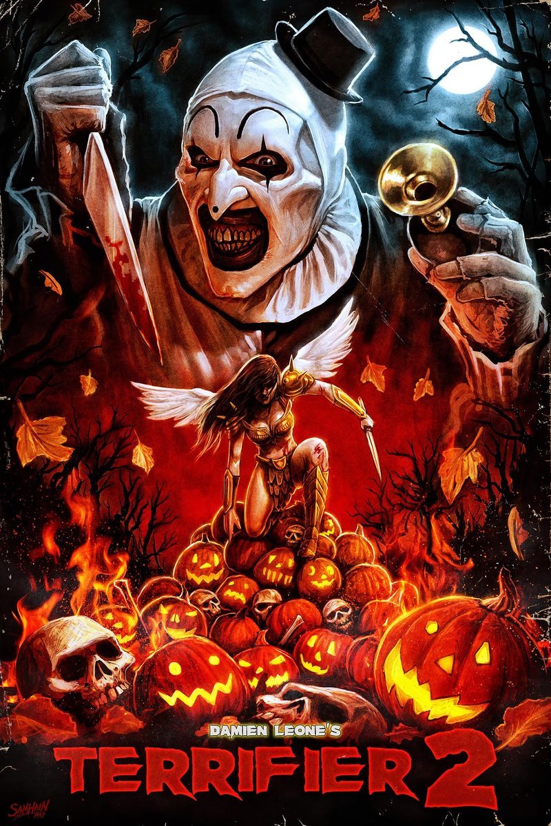 PODKŁADKA POD MYSZ Nadruk 22x18cm Terrifier 2 (2022) Horror Tekst Prezent