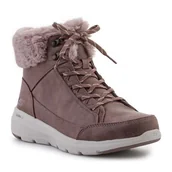 Botki damskie - Buty Skechers Glacial Ultra Cozyly 144178-MVE beżowy - miniaturka - grafika 1
