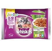 Mokra karma dla kotów - Whiskas Junior Potrawka Smaki Rybne i Tradycyjne w galaretce 4 x 85 g *13 - miniaturka - grafika 1
