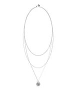 Naszyjniki - Biżuteria GUESS JUBN03127JWRH. Naszyjnik, Kolor szary. Kobieta. - miniaturka - grafika 1