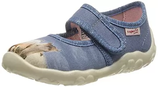 Superfit Dziewczęce kapcie Bonny, Niebieski, wielokolorowy 8400, 27 EU - Kapcie damskie - miniaturka - grafika 1