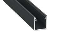 Akcesoria do oświetlenia - Eko-Light PROFIL ALUMINIOWY CZARNY TYP Y 1m + KLOSZ MLECZNY EKPR6336 - miniaturka - grafika 1