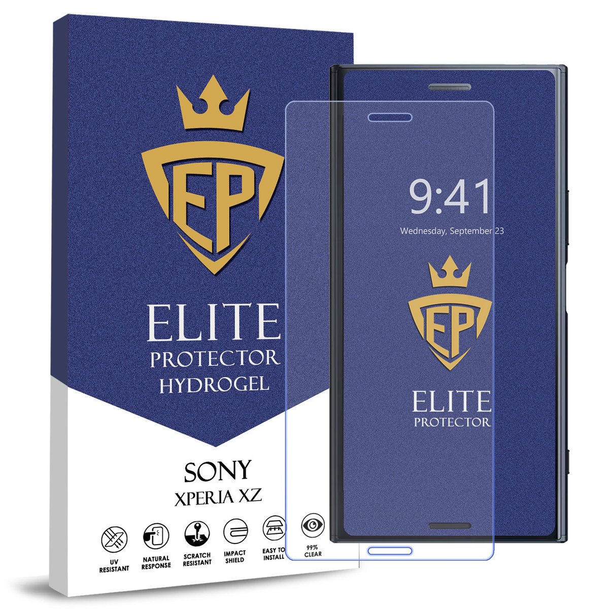 FOLIA 5D CAŁY EKRAN NA TELEFON DO SONY XPERIA XZ HYDROŻELOWA ORYGINAŁ