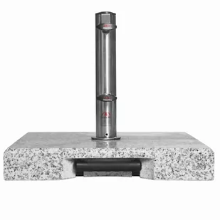 Podstawa parasola ogrodowego Doppler granitowa z uchwytem na kółkach 30 kg - Parasole ogrodowe - miniaturka - grafika 1