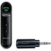 Transmitery FM - Baseus Baseus Qiyin odbiornik dźwięku Bluetooth audio AUX mini jack do samochodu czarny (WXQY-01) WXQY-01 - miniaturka - grafika 1