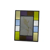 Ramki na zdjęcia - 6-calowa ramka na zdjęcia, ramka dekoracyjna, stojak na zdjęcia, odpowiedni do salonu, sypialni, biura - 20,5 × 16,7 - czarny - miniaturka - grafika 1