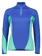 Koszulki sportowe damskie - Mizuno Koszulka funkcyjna "V Body G1" w kolorze niebiesko-turkusowym - miniaturka - grafika 1
