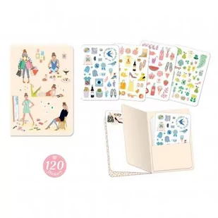 Djeco Notes z naklejkami Tinou - Prace ręczne dla dzieci - miniaturka - grafika 1