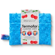 Termofory - Termofor z pestek wiśni CHERRYPAD Minky, niebieski - miniaturka - grafika 1