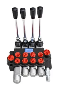 Rozdzielacz hydrauliczny PRESKO  4-sekcyjny 40l z zatrzaskiem - Akcesoria do hydrauliki siłowej - miniaturka - grafika 2