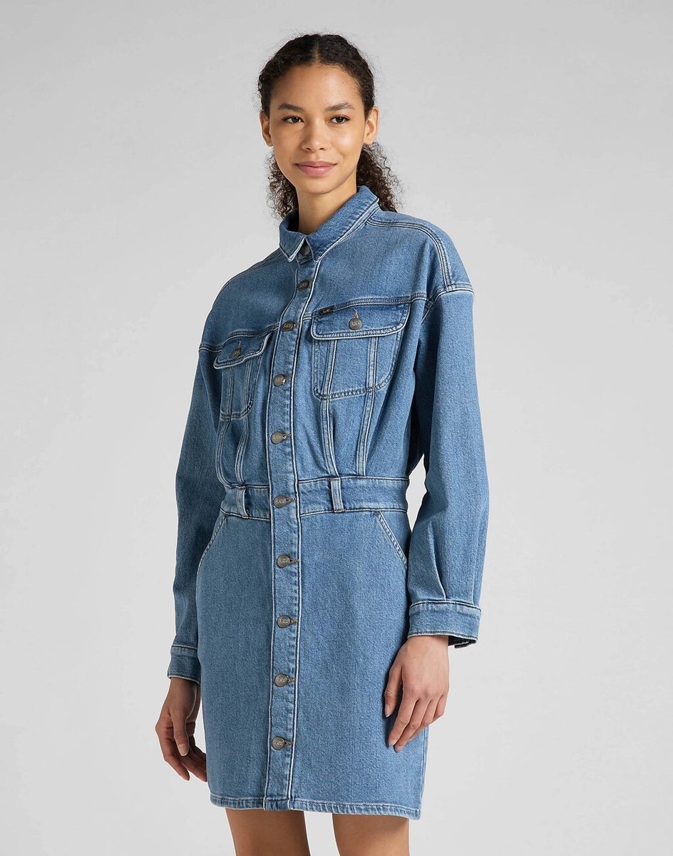 Damska sukienka Lee BUTTON DOWN DRESS XS