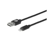 Kable USB - Kabel USB eSTUFF Lightning USB A M/M 1m Czarny ES80110-BLACK - miniaturka - grafika 1