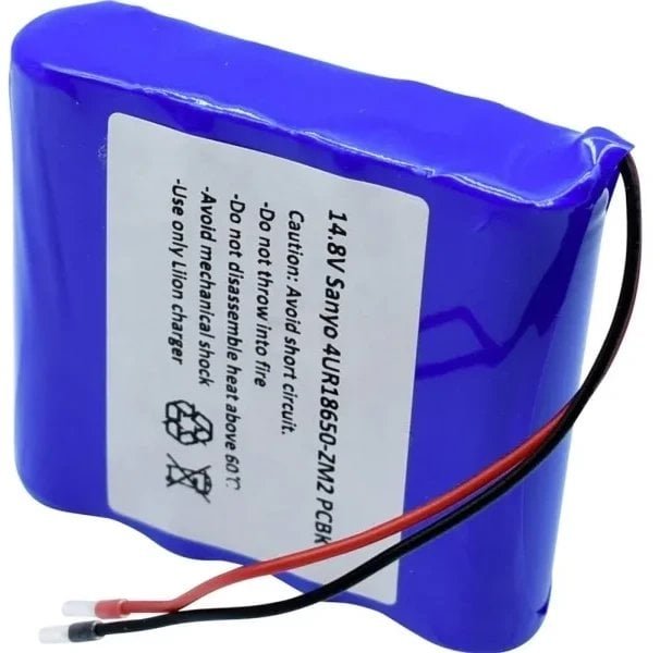Sanyo Sanyo 4/UR18650-ZM2 PCBK Special-batteri 18650 Kabel Litium 14.4 V 2420 mAh