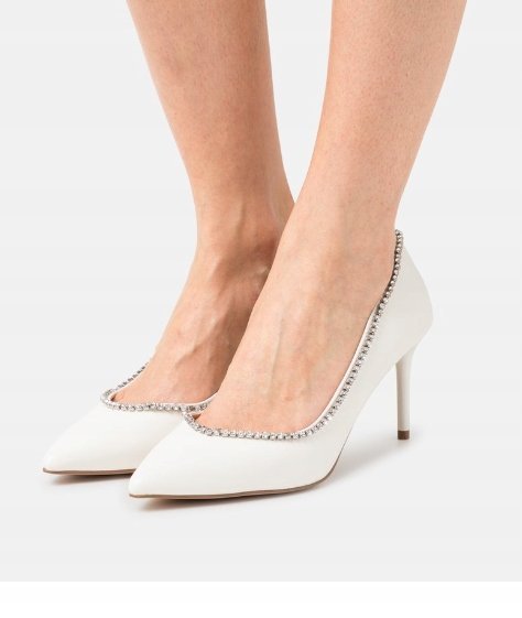 Even&Odd Czółenka Na Szpilce Białe 36 1Kck