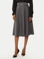 Spódnice - Rinascimento Spódnica midi CFC0121918003 Szary Regular Fit - miniaturka - grafika 1