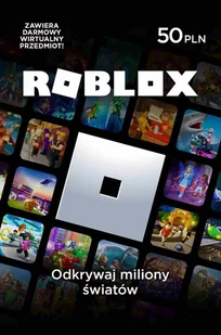 Kod aktywacyjny Roblox, 50 zł - Kody i doładowania cyfrowe - miniaturka - grafika 1