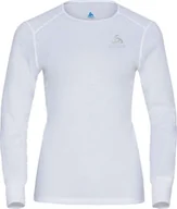 Koszulki sportowe damskie - Odlo Koszulka termoaktywna damska Odlo BL TOP crew neck l/s ACTIVE WARM ECO 159101/10000 Rozmiar:M - miniaturka - grafika 1