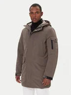 Kurtki męskie - Geox Parka Velletri M5628F T3285 F1432 Brązowy Regular Fit - miniaturka - grafika 1