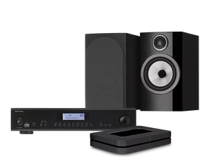 Rotel A14 MKII (czarny) + NODE (czarny) + 706 S3 (czarny) - Zestawy stereo - miniaturka - grafika 1