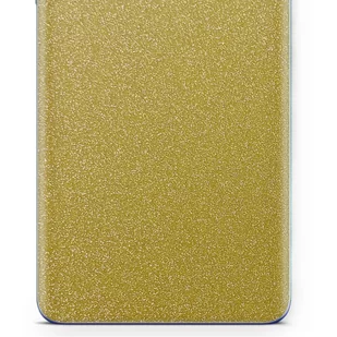 Folia naklejka skórka strukturalna na TYŁ do Samsung Galaxy Tab A 8.0 (2018) -  Brokat Złoty - apgo SKINS - Akcesoria do tabletów i e-booków - miniaturka - grafika 1