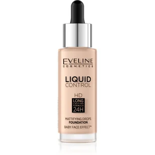 Eveline Liquid Control HD podkład do twarzy z dropperem 030 Sand Beige 32ml - Podkłady do twarzy - miniaturka - grafika 1