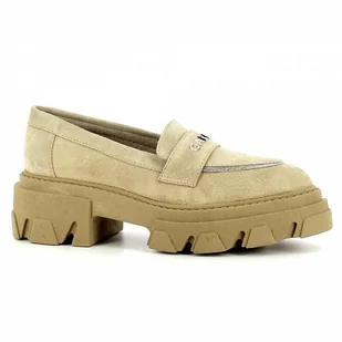 Mokasyny damskie zamszowe CARINII - Carinii - Mokasyny damskie - miniaturka - grafika 1