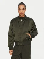 Kurtki damskie - Champion Kurtka bomber 117578 Zielony Custom Fit - miniaturka - grafika 1