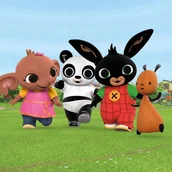 Podkładki pod mysz - PODKŁADKA POD MYSZ Z Nadrukiem 22x18 cm Bing Królik Bing Bing Tekst Prezent - miniaturka - grafika 1