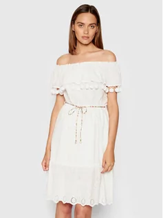 Sukienki - Rinascimento Sukienka letnia CFC0103455003 Biały Regular Fit - grafika 1