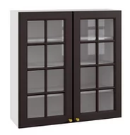 Meble kuchenne - Bristol Witryna Wisząca Wysoka G2V-90-H92 Szpros Czarny Mat - miniaturka - grafika 1