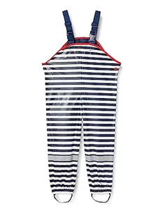 Playshoes Rain Overalls Kombinezon Wodoodporny Unisex-Dzieci i Chłopcy, Niebieski/Biały (Marine/Weiß 171), 80 - Spodnie i spodenki dla chłopców - miniaturka - grafika 1