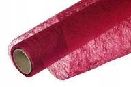 Folia, papier śniadaniowy, serwetki - Flizelina FIZELINA polska PREMIUM 50 cm x 8 y gładka BORDO - miniaturka - grafika 1
