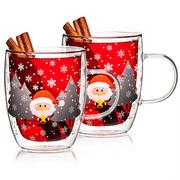 Szklanki - 4Home Szklanka termiczna Mug Santa Hot&Cool 270 ml, 2 szt. - miniaturka - grafika 1