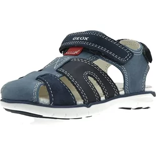 Geox Niemowlęta B Delhi Boy Sandal, niebieskie/RED, 21 EU, czerwono-niebieski, 21 EU - Buty dla chłopców - miniaturka - grafika 1