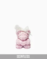 Świece - Świeca sojowa - Miś XS - 60 ml (Różowy) - Bezzapachowa - miniaturka - grafika 1