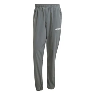 Męskie Spodnie ADIDAS MT ESS PANTS JP0814 – Szary - Odzież trekkingowa męska - miniaturka - grafika 1