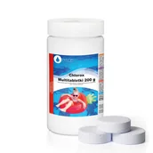 Akcesoria do basenów - 1kg Chlor Do Basenu Tabletki Multifunkcyjne 200g - miniaturka - grafika 1