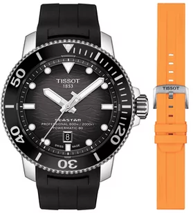 Zegarek Zegarek Tissot T120.607.17.441.00+T852.047.918 SEASTAR 2000 PROFESSIONAL POWERMATIC 80 - Zegarki męskie - miniaturka - grafika 1