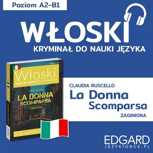 La donna scomparsa. Włoski z kryminałem. Słowniczek - Audiobooki do nauki języków - miniaturka - grafika 1