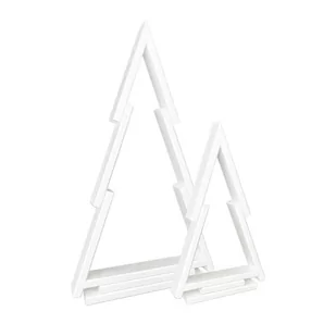 be4nature Choinka sosnowa ozdoba świąteczna Biała Zestaw 2 szt. - Choinki be4nature Choinka sosnowa ozdoba świąteczna Biała Zestaw 2 szt. - Choinki - miniaturka - grafika 1