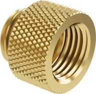Chłodzenie wodne - Barrow Barrow G1/4 Zoll Verlängerung gerade MF 10 - gold - miniaturka - grafika 1